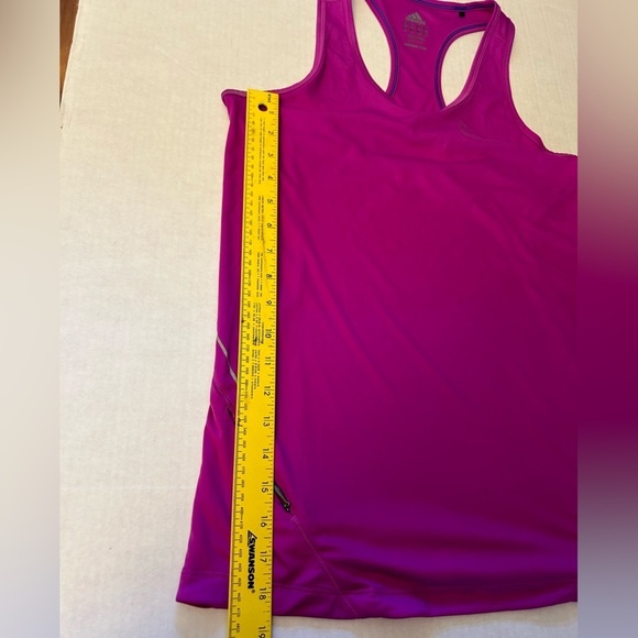 Adidas Pink workout Sleeveless Tank Top SzM. V10 - Picture 10 of 10
